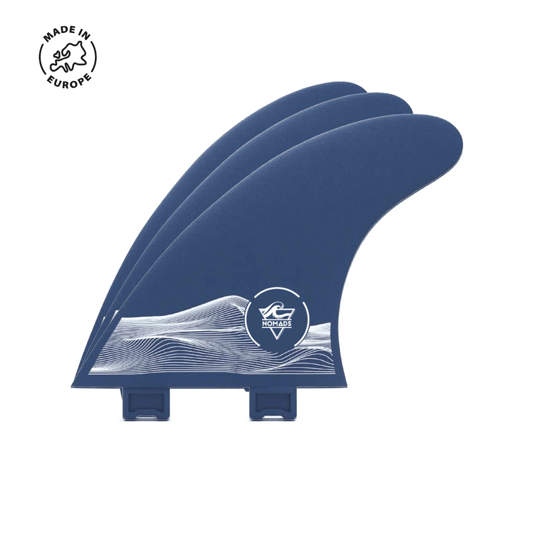 Set thruster (R)évolution Nomads Surfing, vue de face